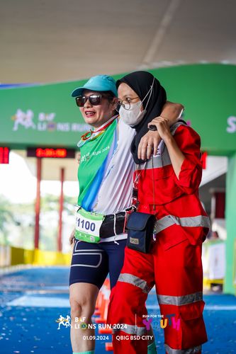 Race photo from BAF LIONS RUN 2024