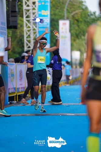 Race photo from Taman Budaya x BOGORUN 2025