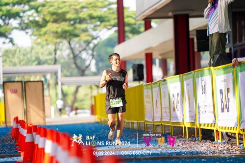 Race photo from BAF LIONS RUN 2024