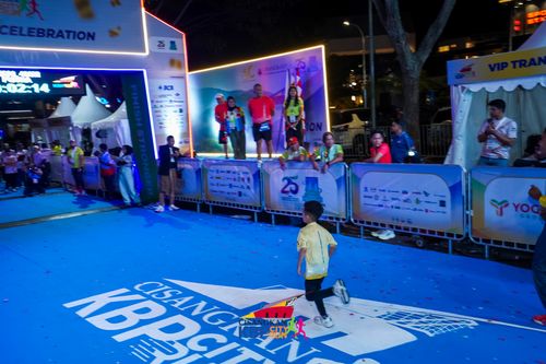 Race photo from CISANGKAN KBP CITY RUN 2025