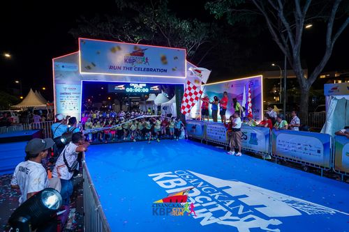 Race photo from CISANGKAN KBP CITY RUN 2025