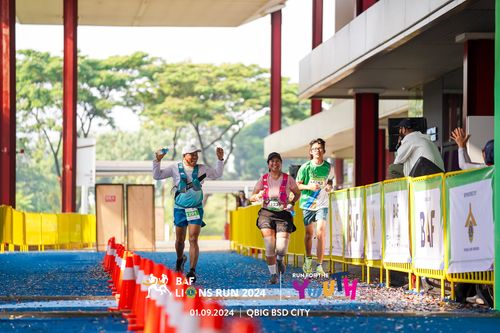 Race photo from BAF LIONS RUN 2024