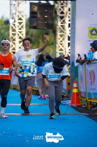 Race photo from Taman Budaya x BOGORUN 2025