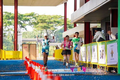 Race photo from BAF LIONS RUN 2024