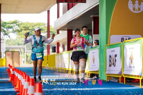 Race photo from BAF LIONS RUN 2024