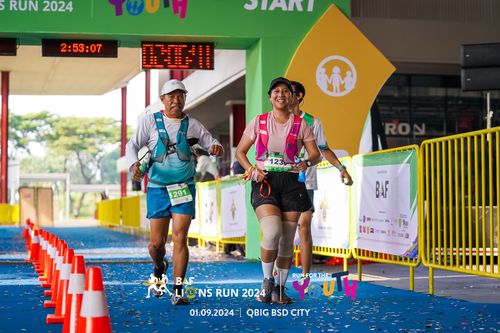 Race photo from BAF LIONS RUN 2024