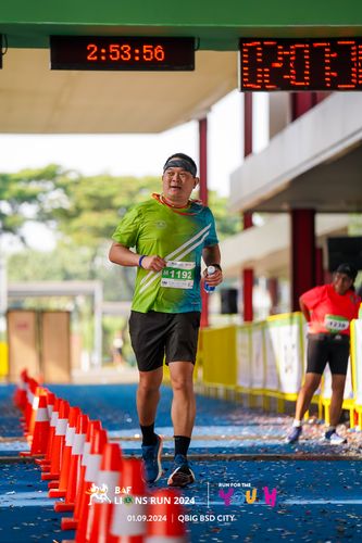 Race photo from BAF LIONS RUN 2024