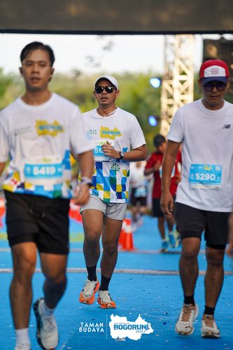 Race photo from Taman Budaya x BOGORUN 2025