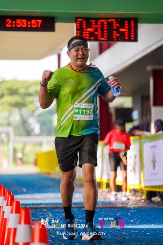 Race photo from BAF LIONS RUN 2024