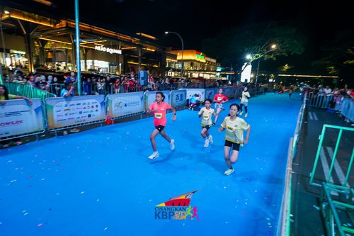 Race photo from CISANGKAN KBP CITY RUN 2025