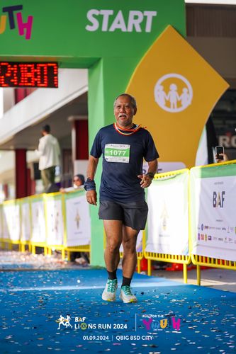 Race photo from BAF LIONS RUN 2024