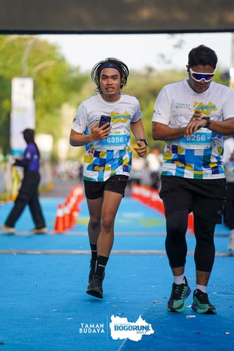 Race photo from Taman Budaya x BOGORUN 2025