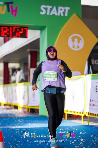 Race photo from BAF LIONS RUN 2024
