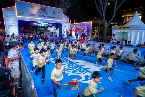 Race photo from CISANGKAN KBP CITY RUN 2025
