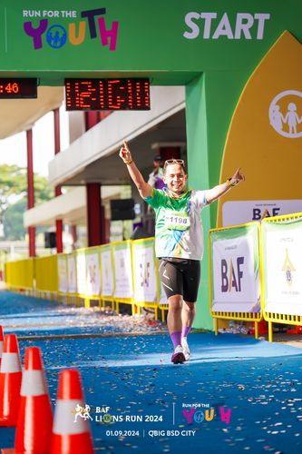 Race photo from BAF LIONS RUN 2024