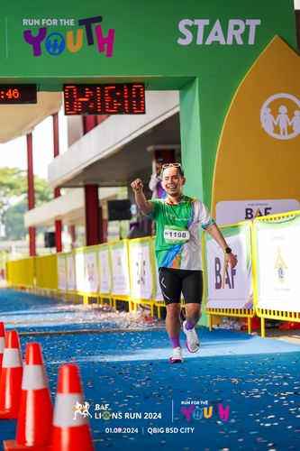 Race photo from BAF LIONS RUN 2024