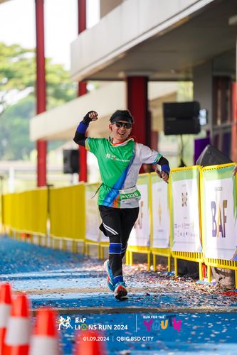 Race photo from BAF LIONS RUN 2024