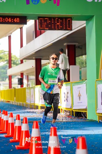 Race photo from BAF LIONS RUN 2024