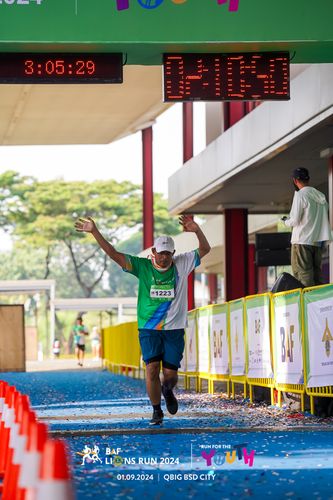 Race photo from BAF LIONS RUN 2024