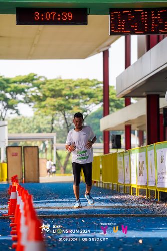 Race photo from BAF LIONS RUN 2024