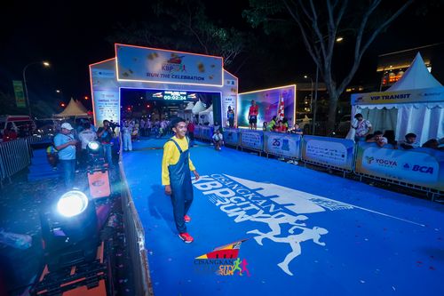 Race photo from CISANGKAN KBP CITY RUN 2025