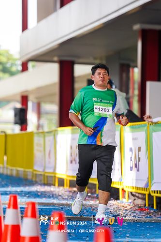 Race photo from BAF LIONS RUN 2024