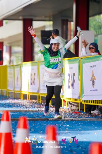 Race photo from BAF LIONS RUN 2024