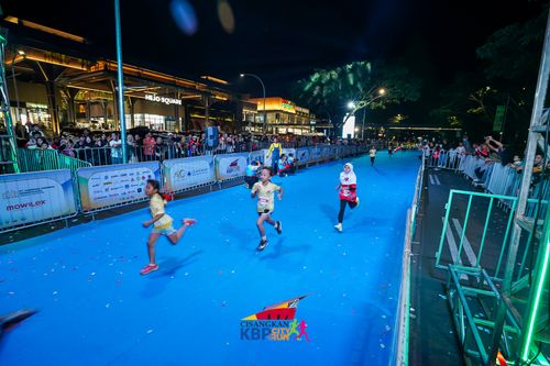 Race photo from CISANGKAN KBP CITY RUN 2025