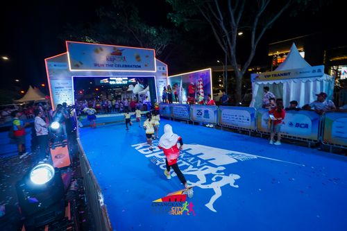 Race photo from CISANGKAN KBP CITY RUN 2025