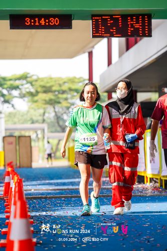 Race photo from BAF LIONS RUN 2024