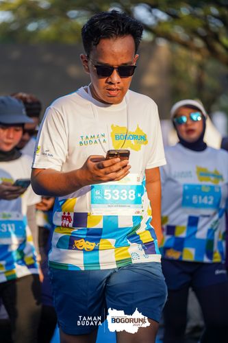 Race photo from Taman Budaya x BOGORUN 2025