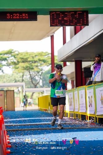 Race photo from BAF LIONS RUN 2024