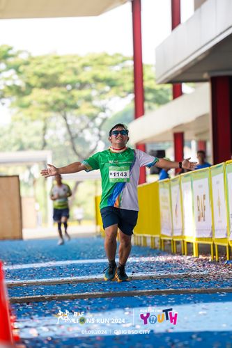 Race photo from BAF LIONS RUN 2024