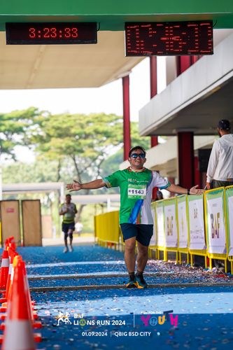 Race photo from BAF LIONS RUN 2024