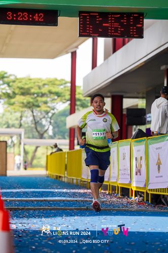Race photo from BAF LIONS RUN 2024