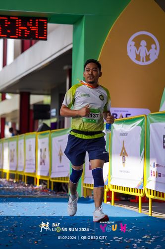Race photo from BAF LIONS RUN 2024