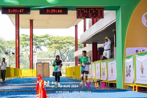 Race photo from BAF LIONS RUN 2024