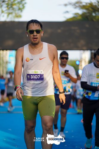 Race photo from Taman Budaya x BOGORUN 2025