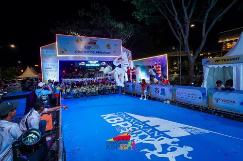 Race photo from CISANGKAN KBP CITY RUN 2025