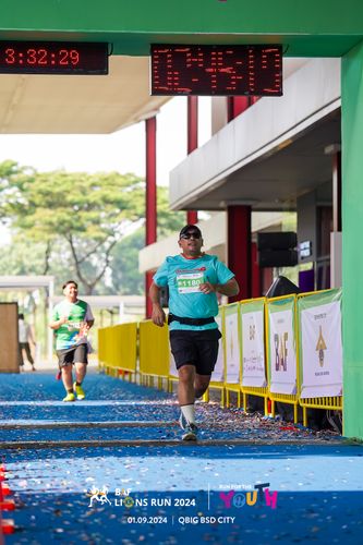 Race photo from BAF LIONS RUN 2024