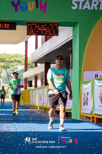 Race photo from BAF LIONS RUN 2024