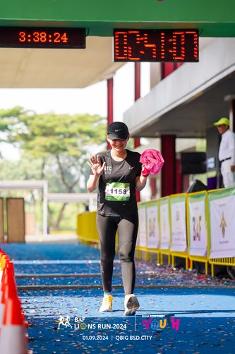 Race photo from BAF LIONS RUN 2024
