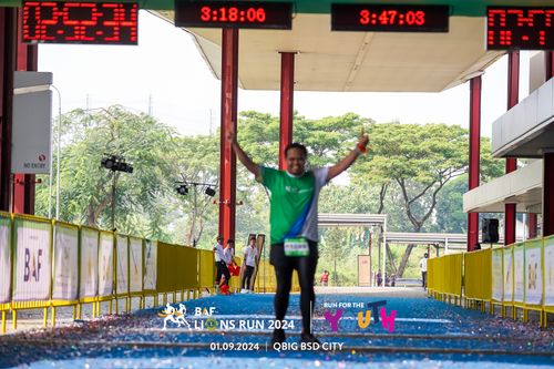 Race photo from BAF LIONS RUN 2024