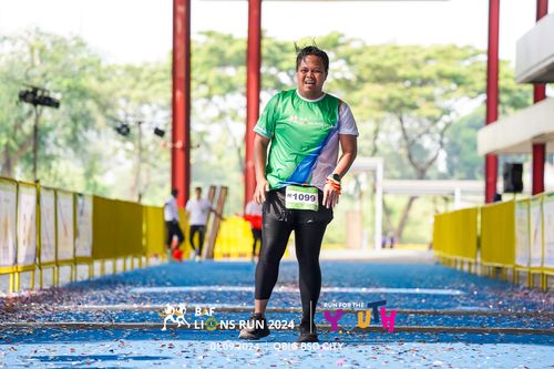 Race photo from BAF LIONS RUN 2024