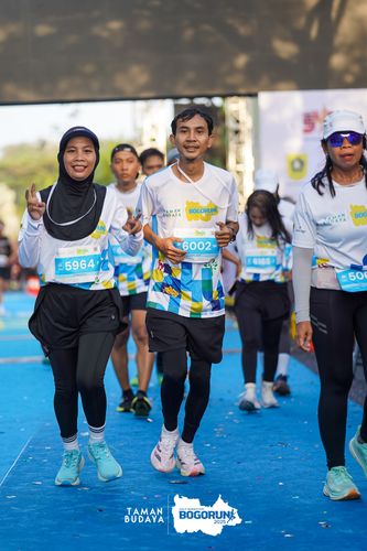 Race photo from Taman Budaya x BOGORUN 2025