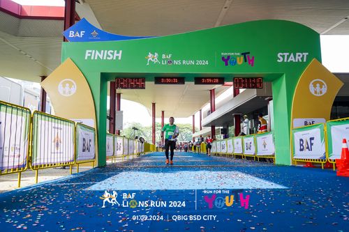 Race photo from BAF LIONS RUN 2024