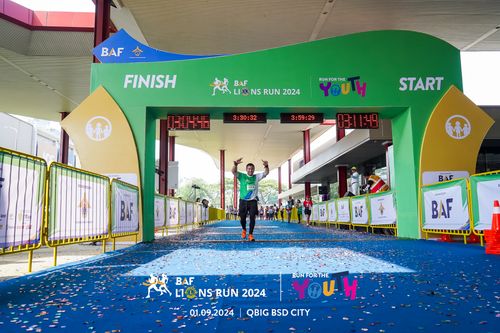 Race photo from BAF LIONS RUN 2024