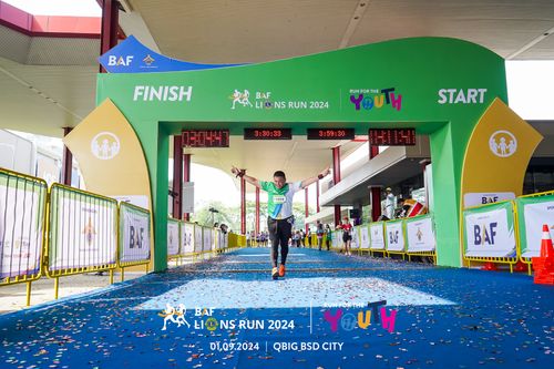 Race photo from BAF LIONS RUN 2024