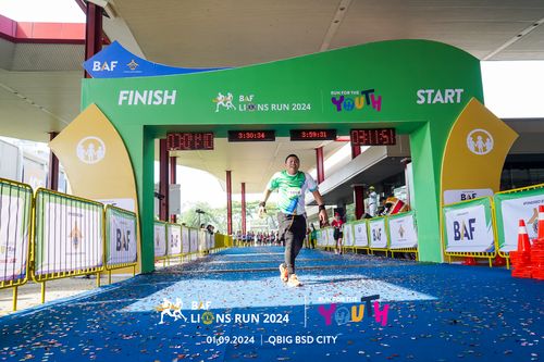 Race photo from BAF LIONS RUN 2024