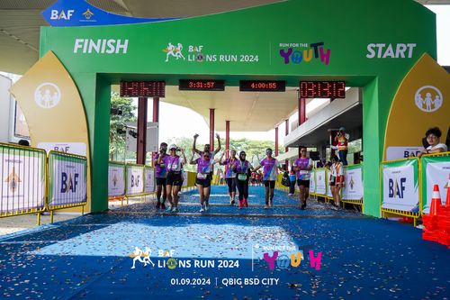 Race photo from BAF LIONS RUN 2024